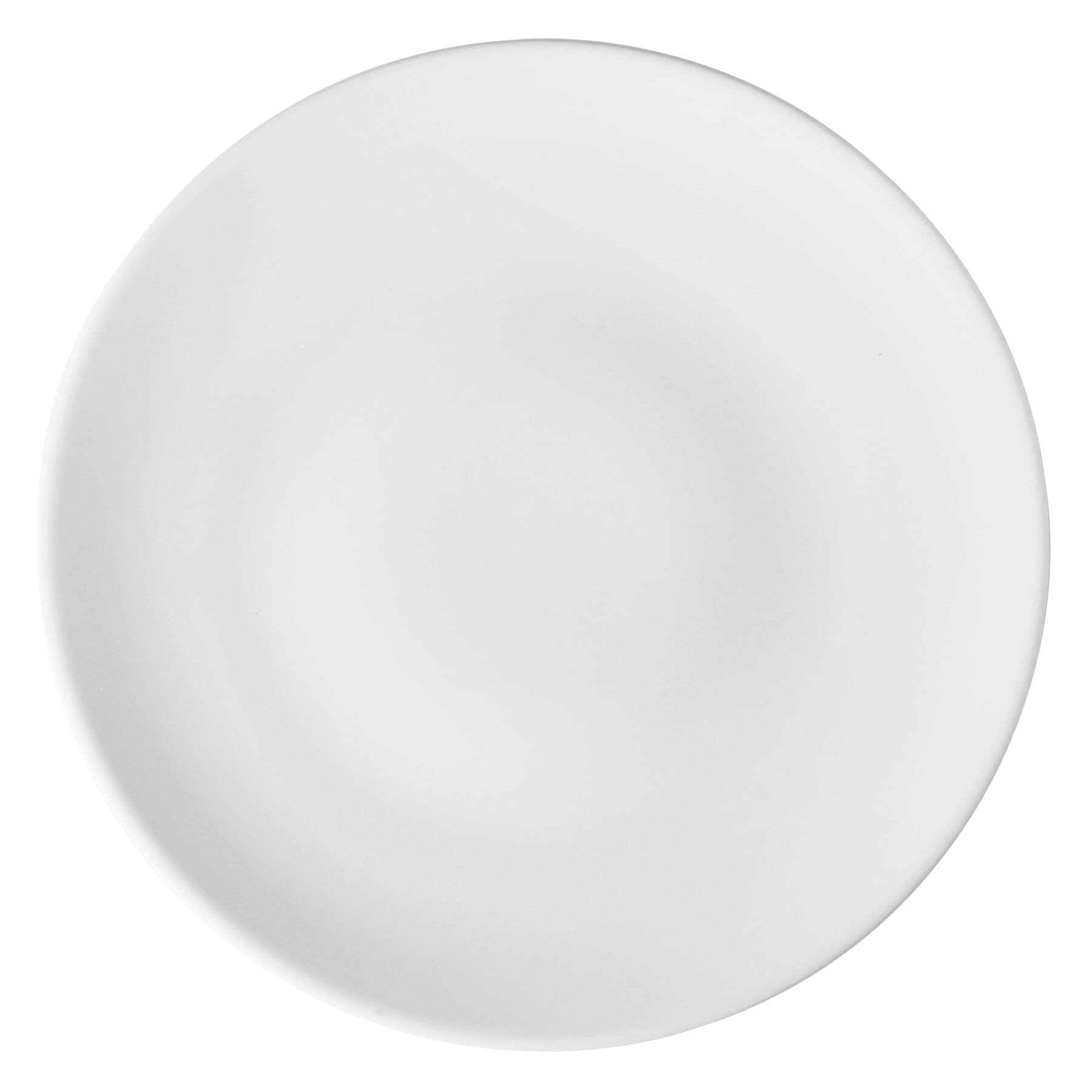 G.E.T. Enterprises PA1101712812 Corona Actualite 11" Round Bright White Porcelain Plate