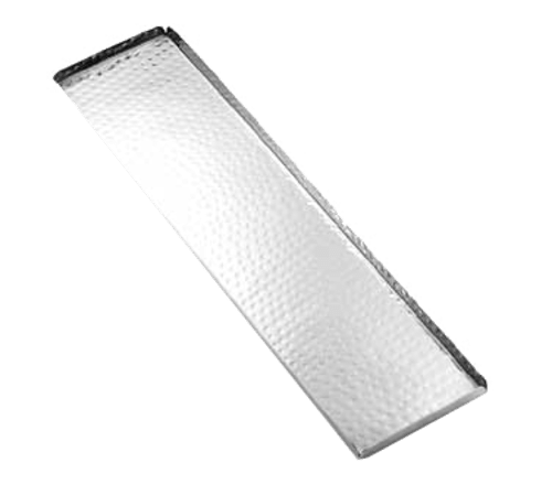American Metalcraft HMST20 20-1/8" x 4-1/2" Hammered Stainless Steel Serving Tray
