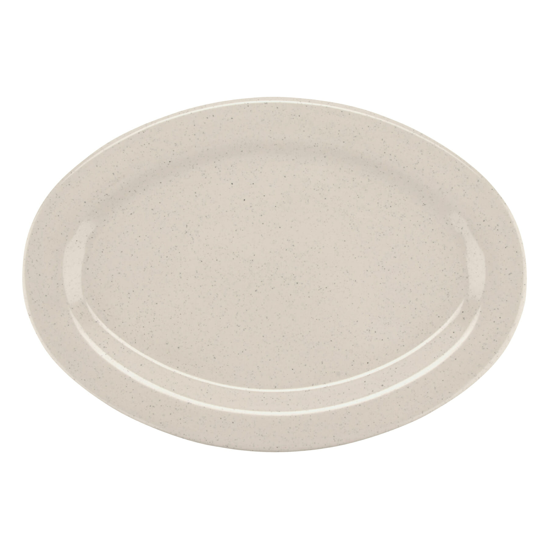 G.E.T. Enterprises OP-950-IR Santa Fe 9-1/2" Oval Ironstone Melamine Platter