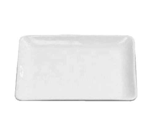 American Metalcraft CER15 14" Square White Ceramic Prestige™ Plate