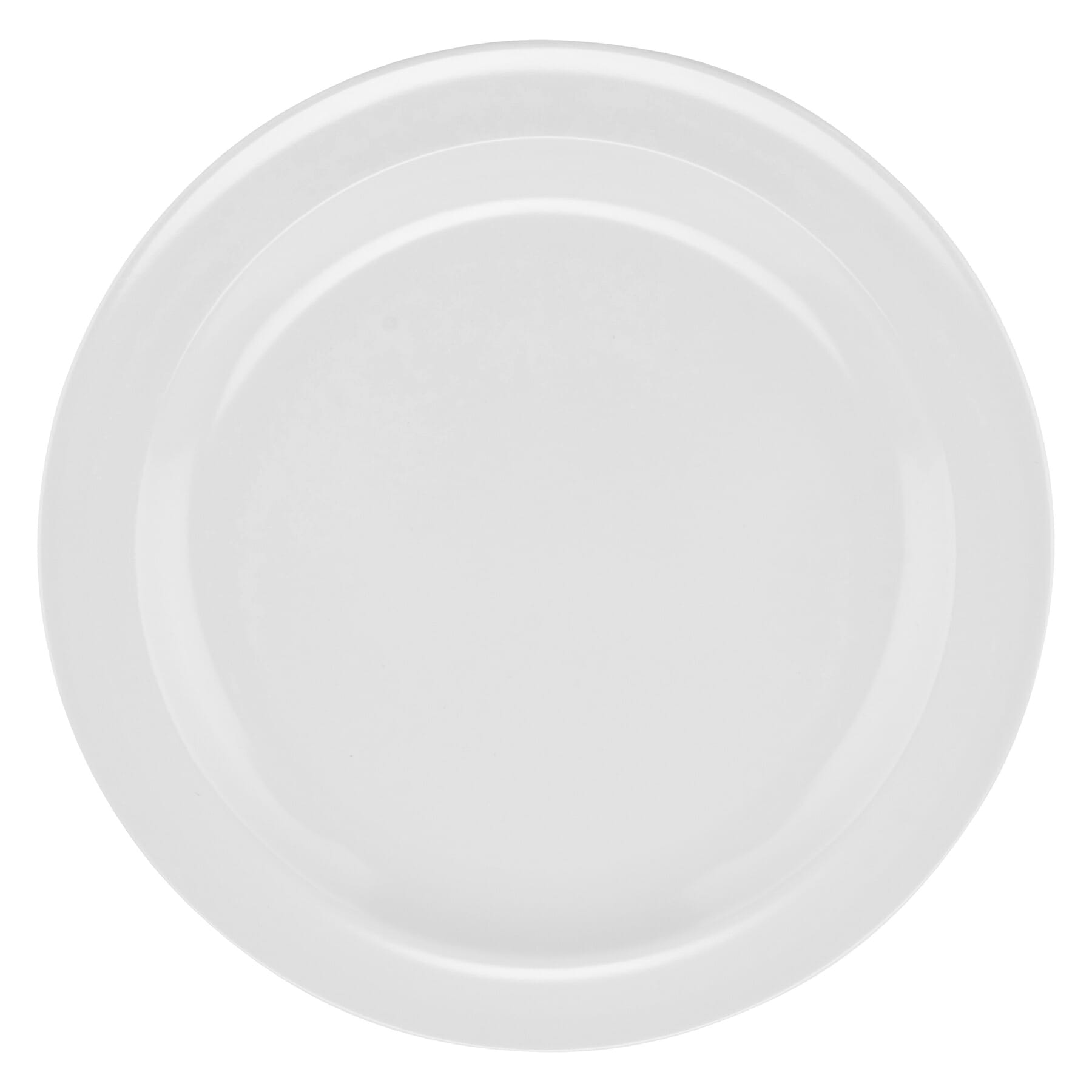 G.E.T. Enterprises DP-507-W Supermel 7-1/4" Round White Melamine Plate