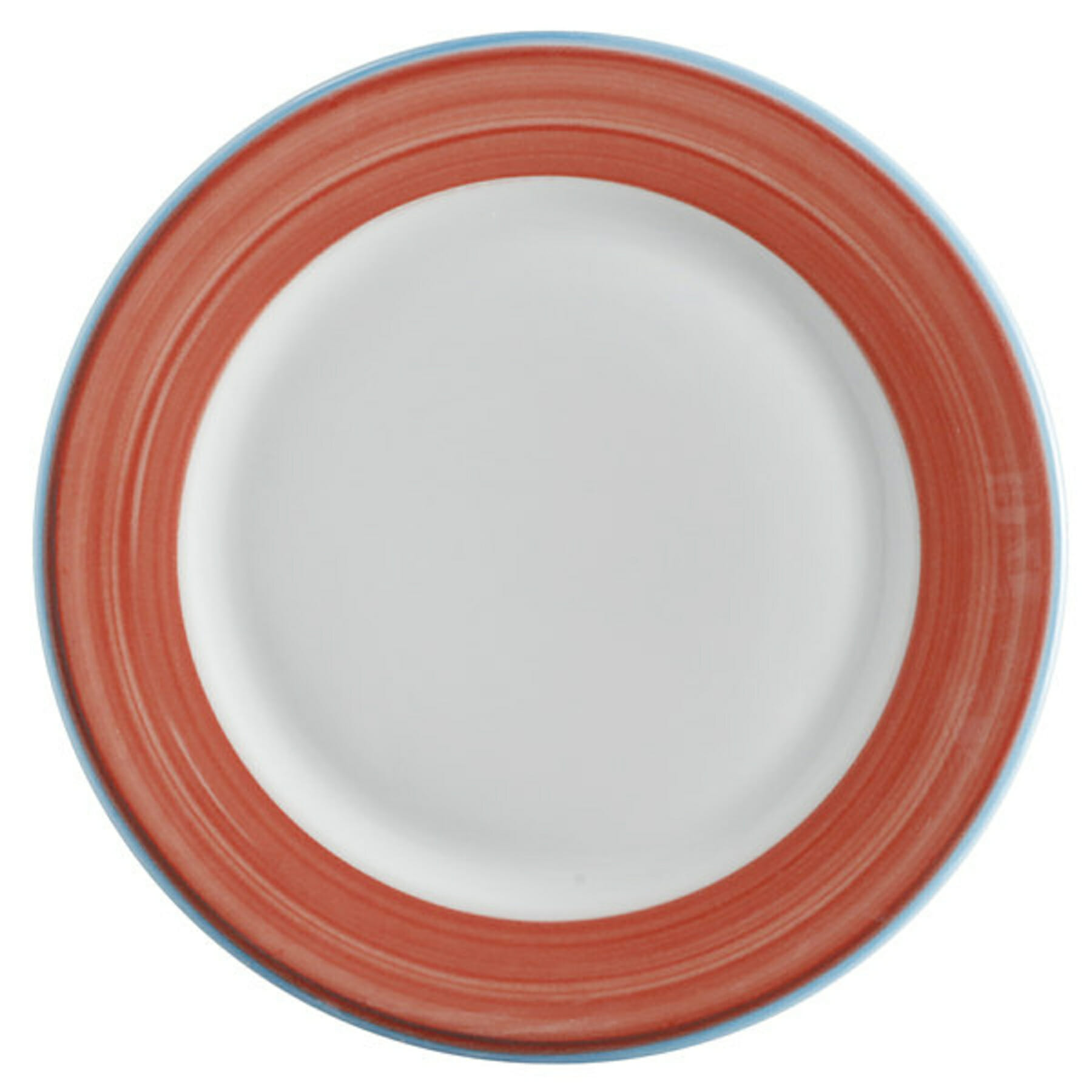G.E.T. Enterprises PA1602902524 Corona Calypso 9-13/16" Round Coral Porcelain Plate