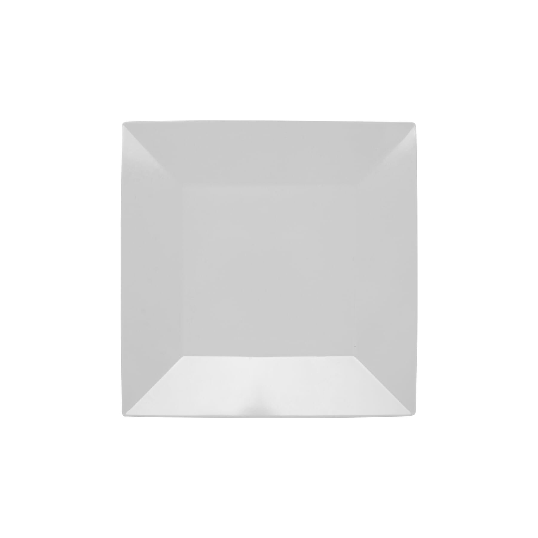 G.E.T. Enterprises ML-104-W Siciliano 10" Square White Melamine Plate