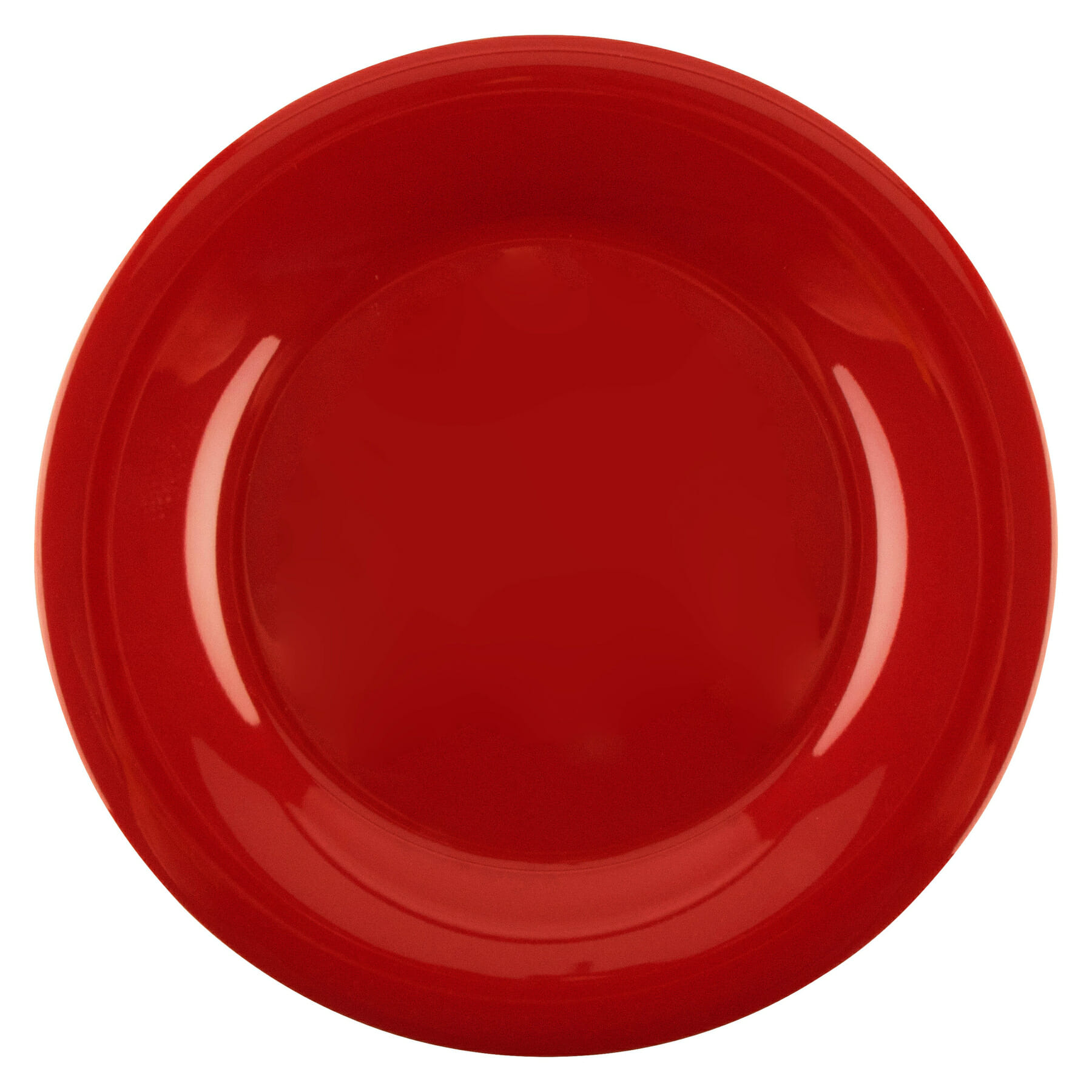 G.E.T. Enterprises WP-9-CR Diamond Harvest 9-3/16" Round Cranberry Melamine Plate