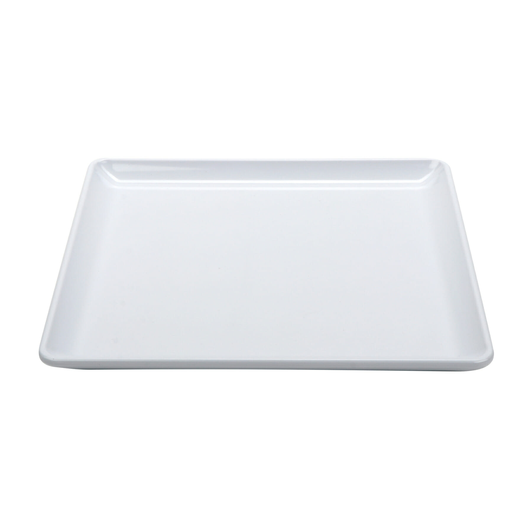 G.E.T. Enterprises CS-801-W Midtown 8" x 8" Square White Melamine Plate