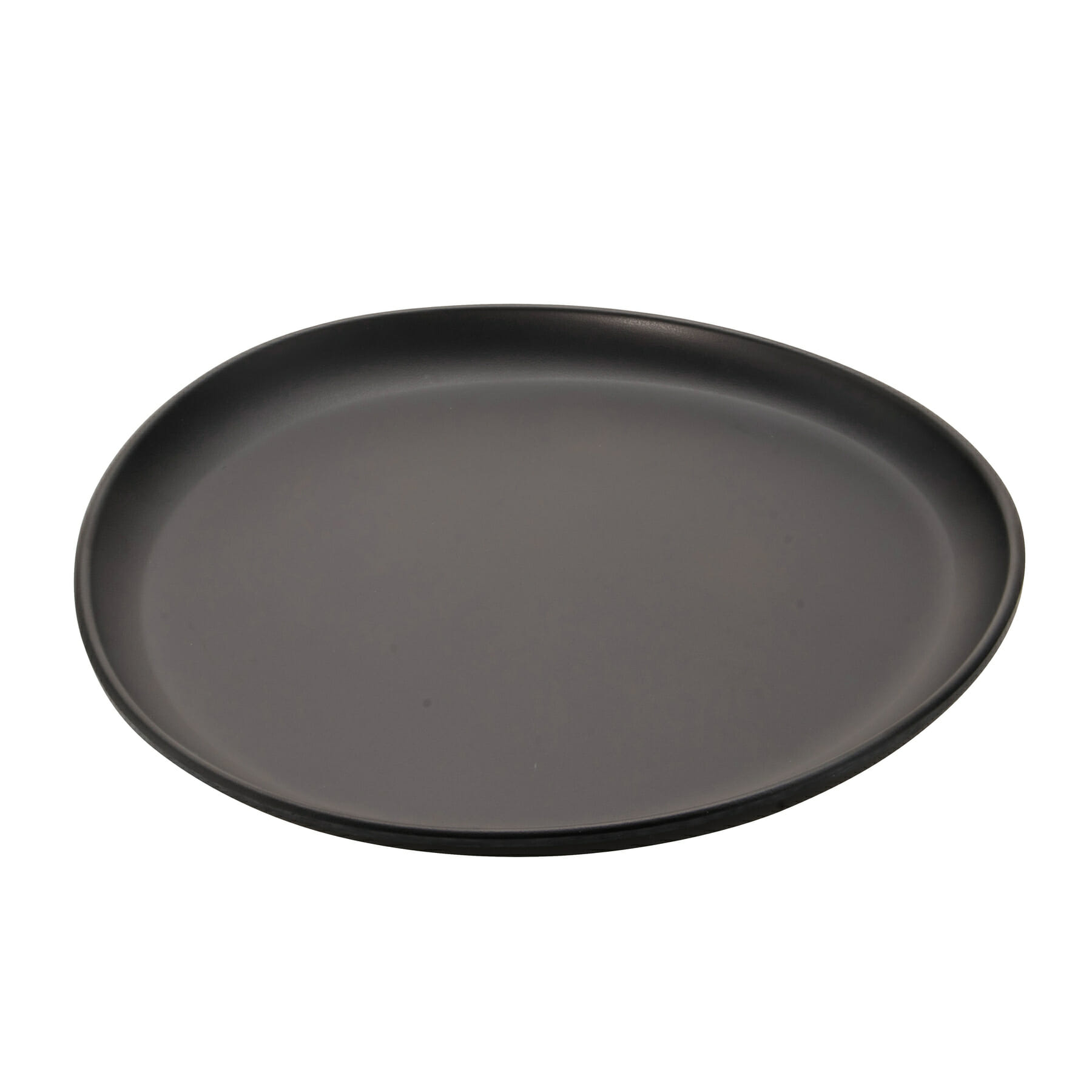 G.E.T. Enterprises CS-910-DG Riverstone 9" Round Dark Gray Melamine Plate
