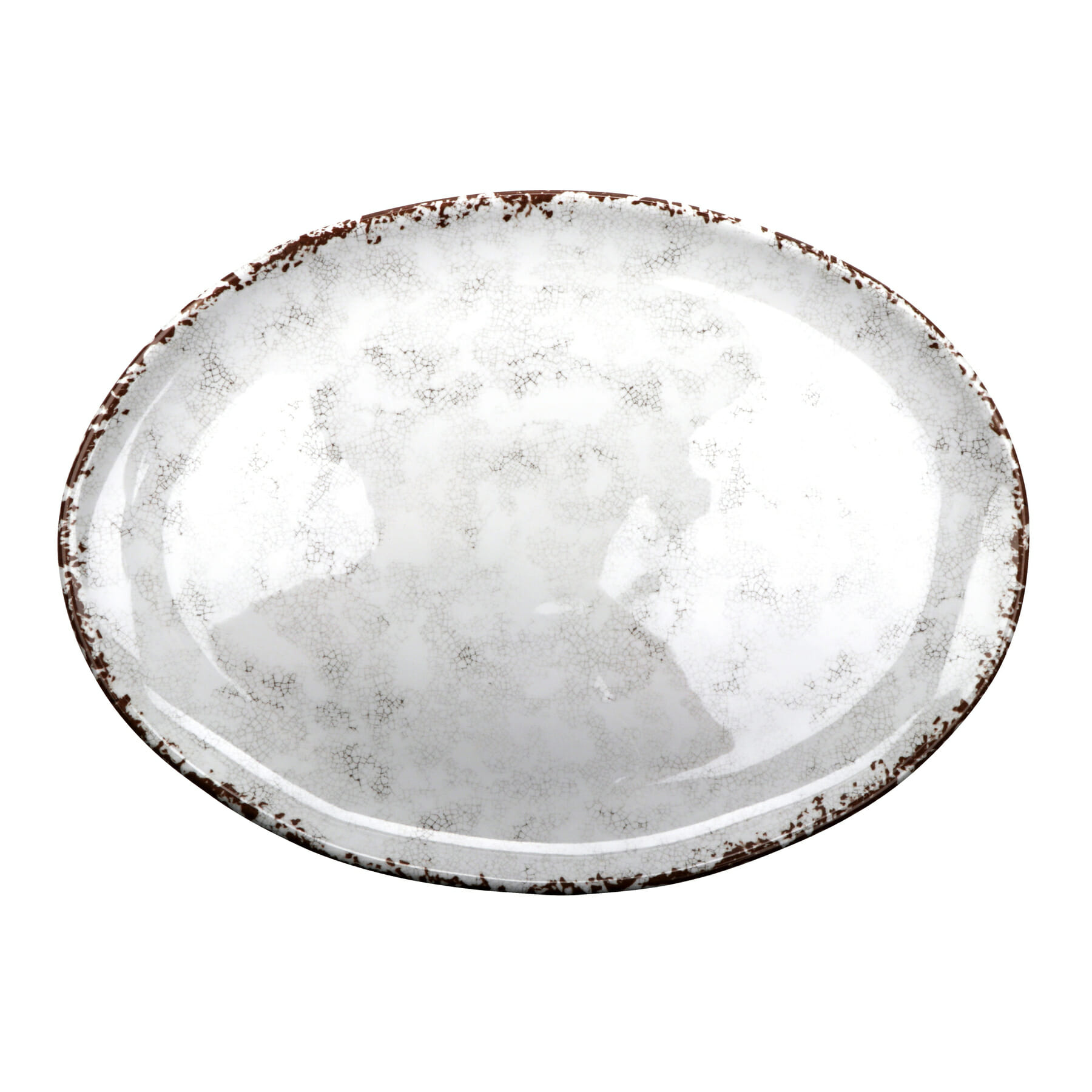 G.E.T. Enterprises CS-1813-FM French Mill 18" Oval French Mill Melamine Platter