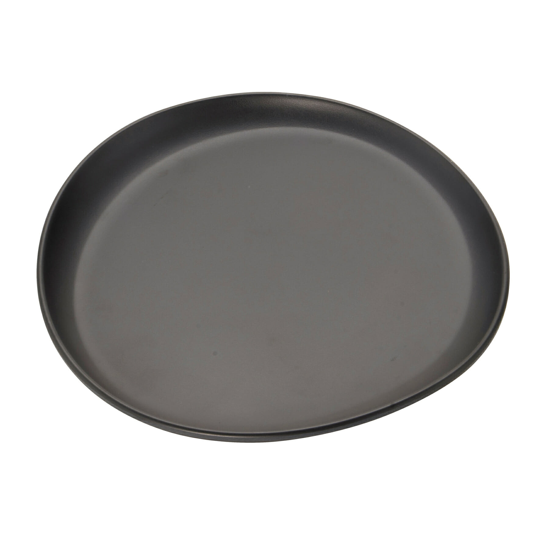 G.E.T. Enterprises CS-710-DG Riverstone 7" Round Dark Gray Melamine Plate