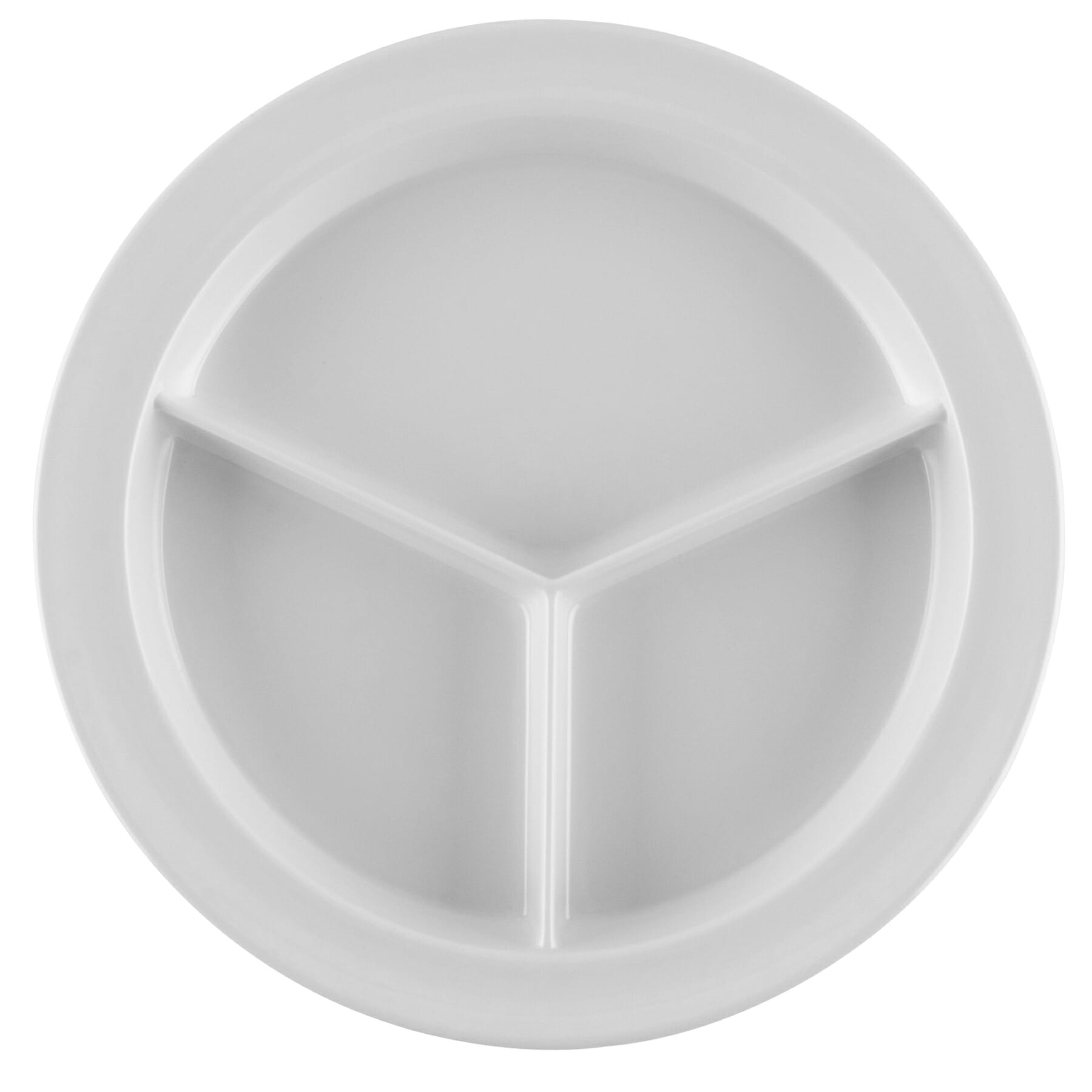 G.E.T. Enterprises CP-530-W Supermel 9" Round White Melamine Plate