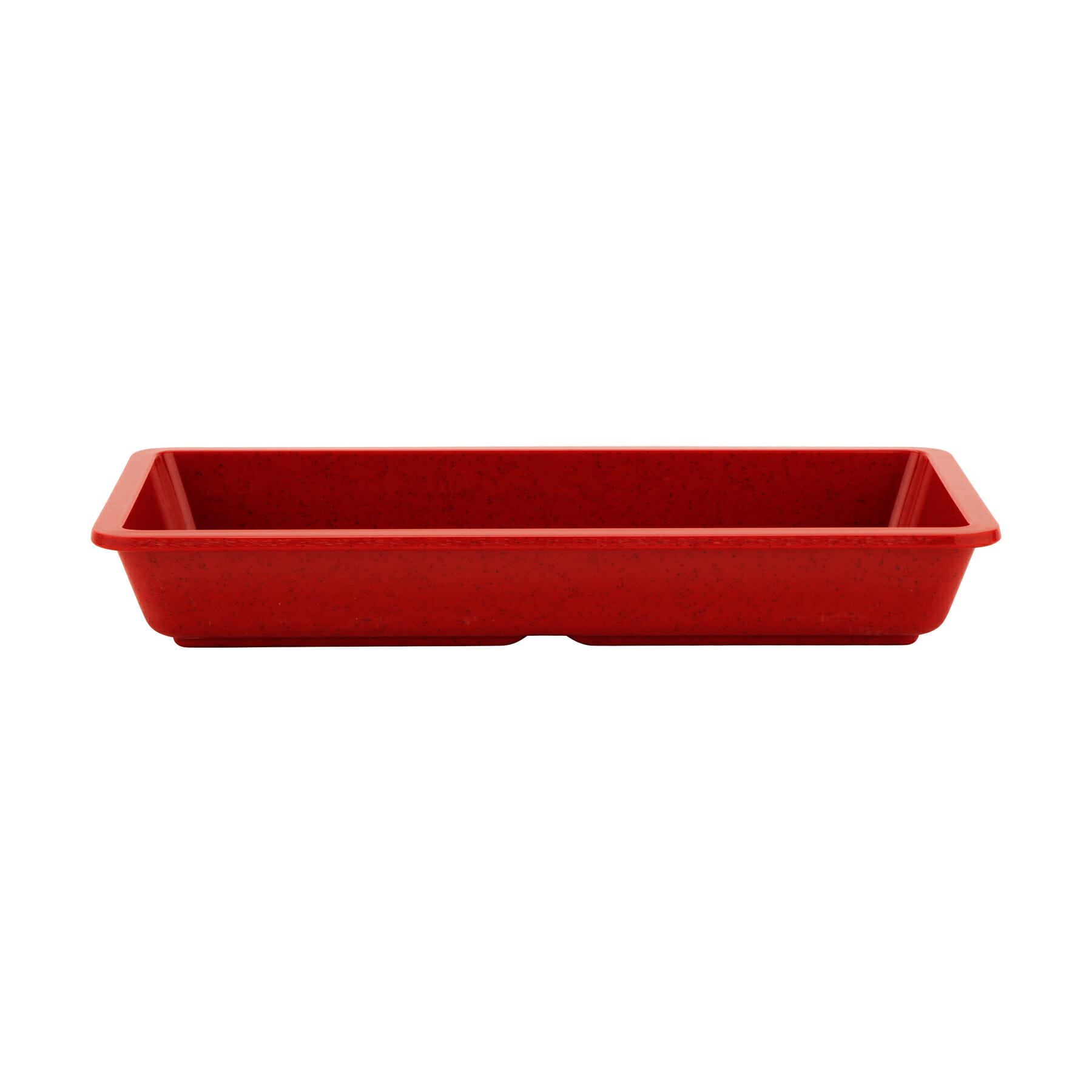 G.E.T. Enterprises ML-121-RSP Red Sensation 16 oz. Rectangular Red Melamine Dish