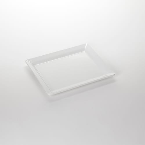 American Metalcraft MREC13 12-3/4" x 10-3/8" White Melamine Platter