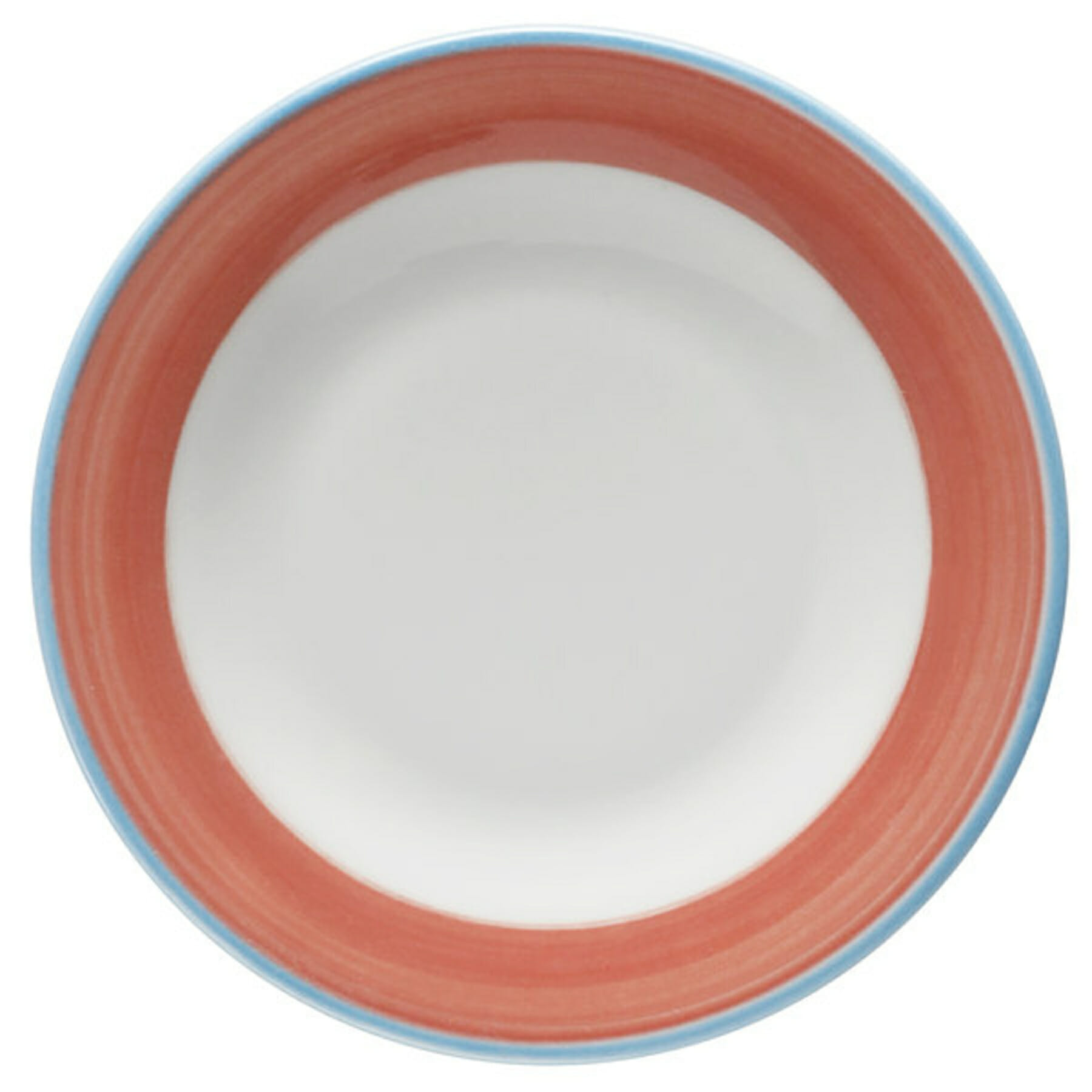 G.E.T. Enterprises PA1602901424 Corona Calypso 6-1/2" Round Coral Porcelain Plate