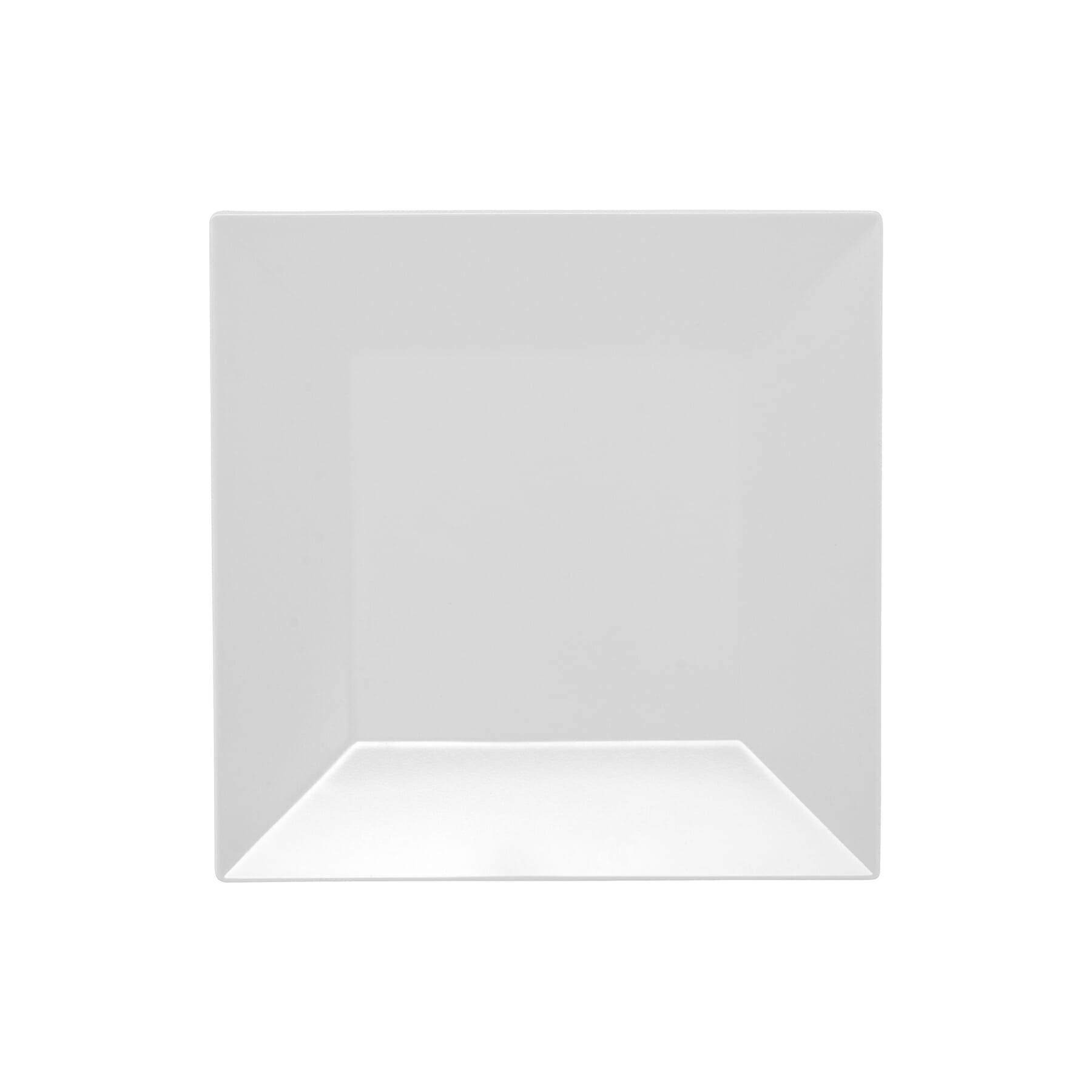 G.E.T. Enterprises ML-102-W Siciliano 6" Square White Melamine Plate