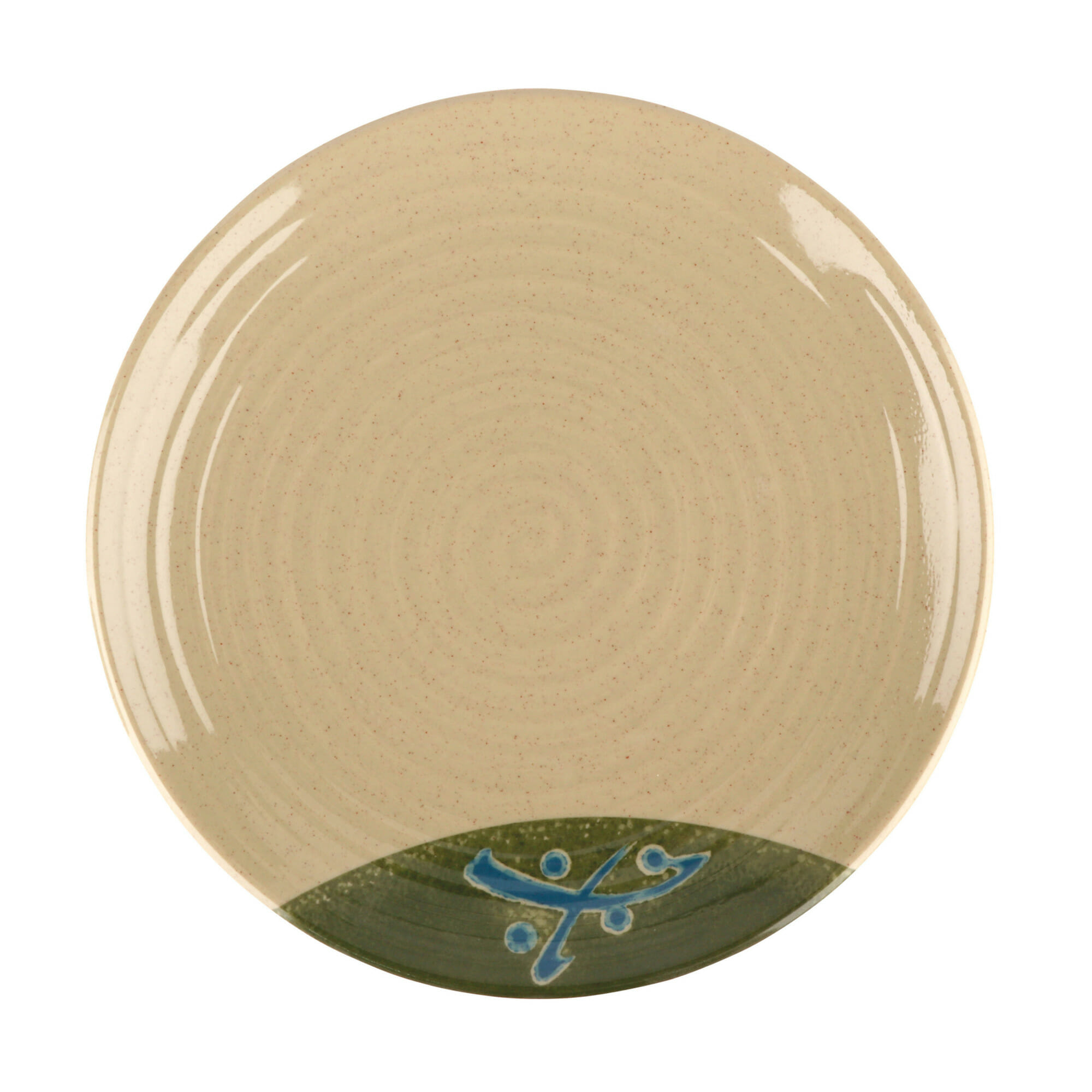 G.E.T. Enterprises 207-10-TD Traditional 10-3/4" Round Patterned Melamine Plate