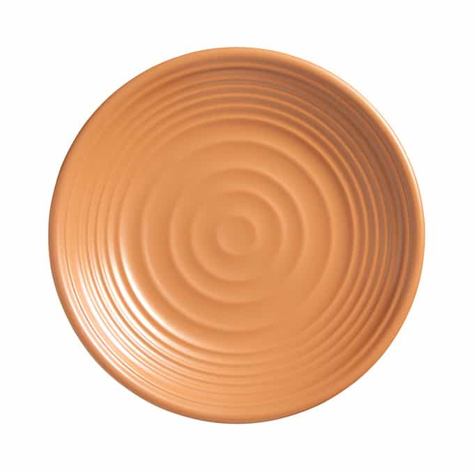 American Metalcraft MRP9TC 8-3/4" Round Terracotta Melamine Marra Plate