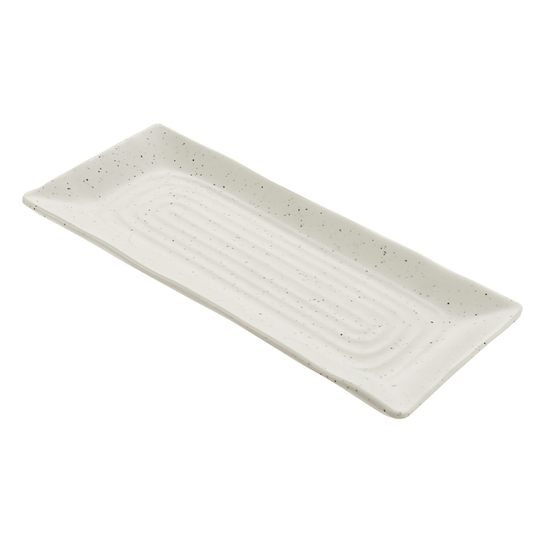 G.E.T. Enterprises INF106 Cheforward Infuse 10.38" Rectangle Stone Natural Melamine Platter
