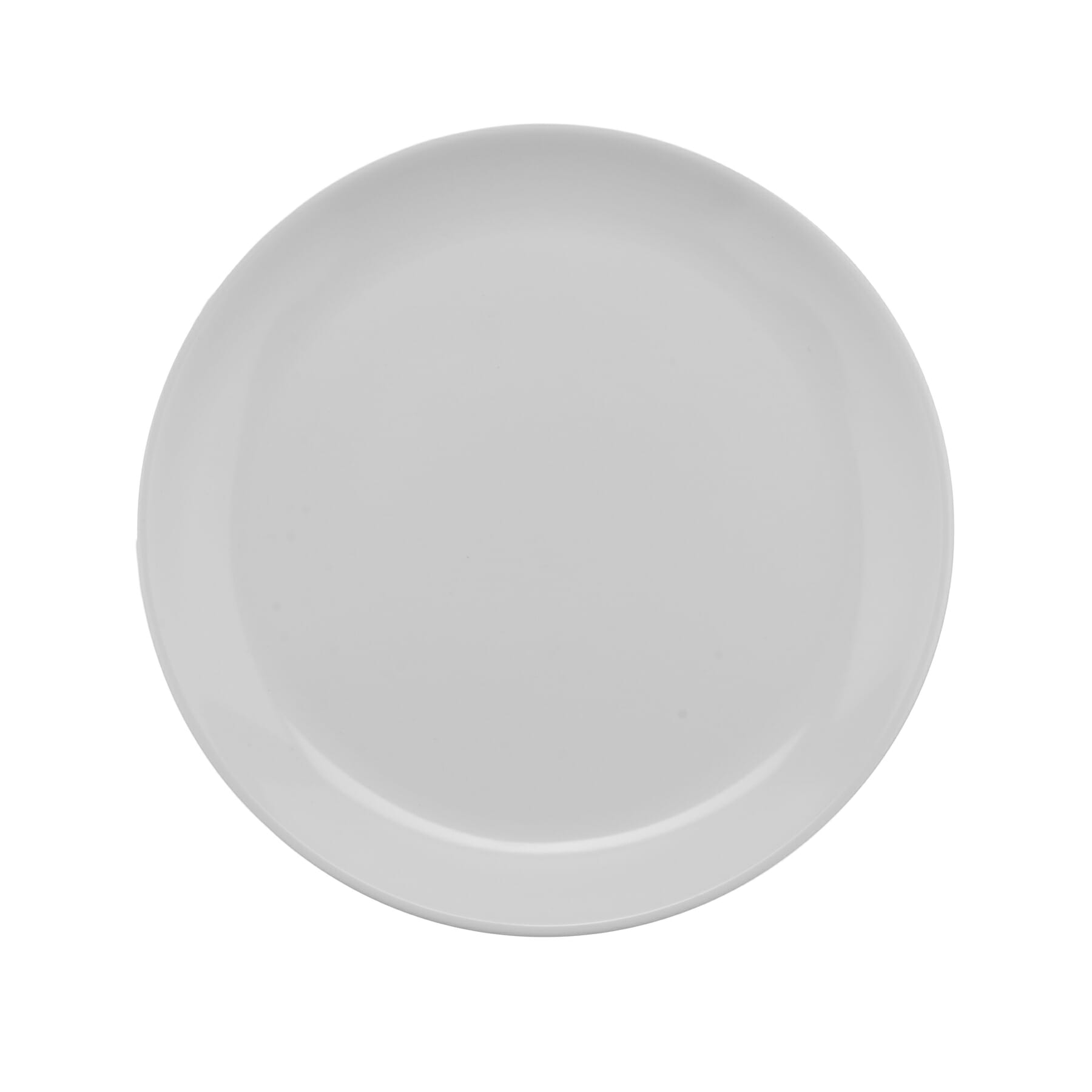 G.E.T. Enterprises BF-710-AW Settlement 7" Round American White Melamine Plate