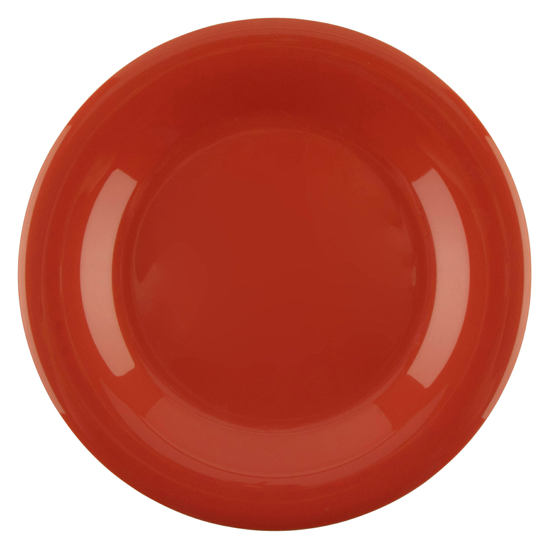 G.E.T. Enterprises WP-7-RO Diamond Mardi Gras 7-1/2" Round Rio Orange Melamine Plate