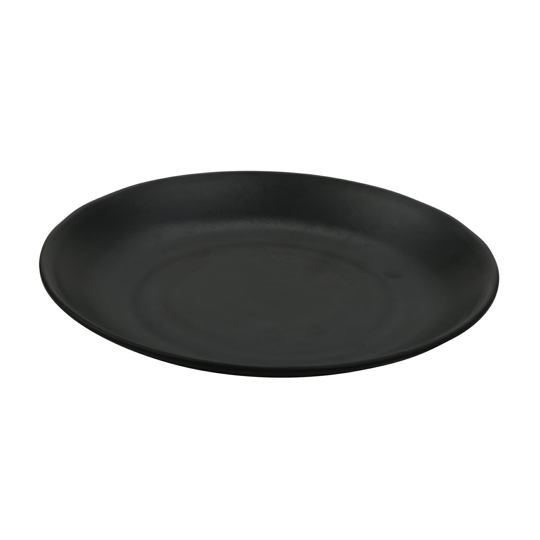 G.E.T. Enterprises BF-9-BK Nara 9-1/4" Round Black Melamine Plate