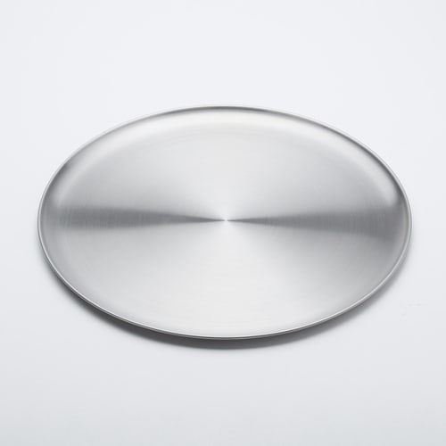 American Metalcraft SSP15 15" Round Satin Stainless Steel The Blend Plate