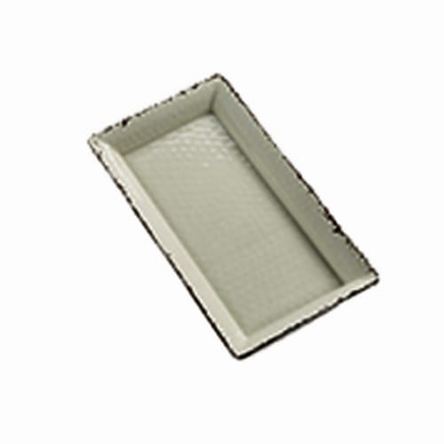 American Metalcraft AWMEL19 14-1/4" x 7-1/2" Antique White Melamine Platter