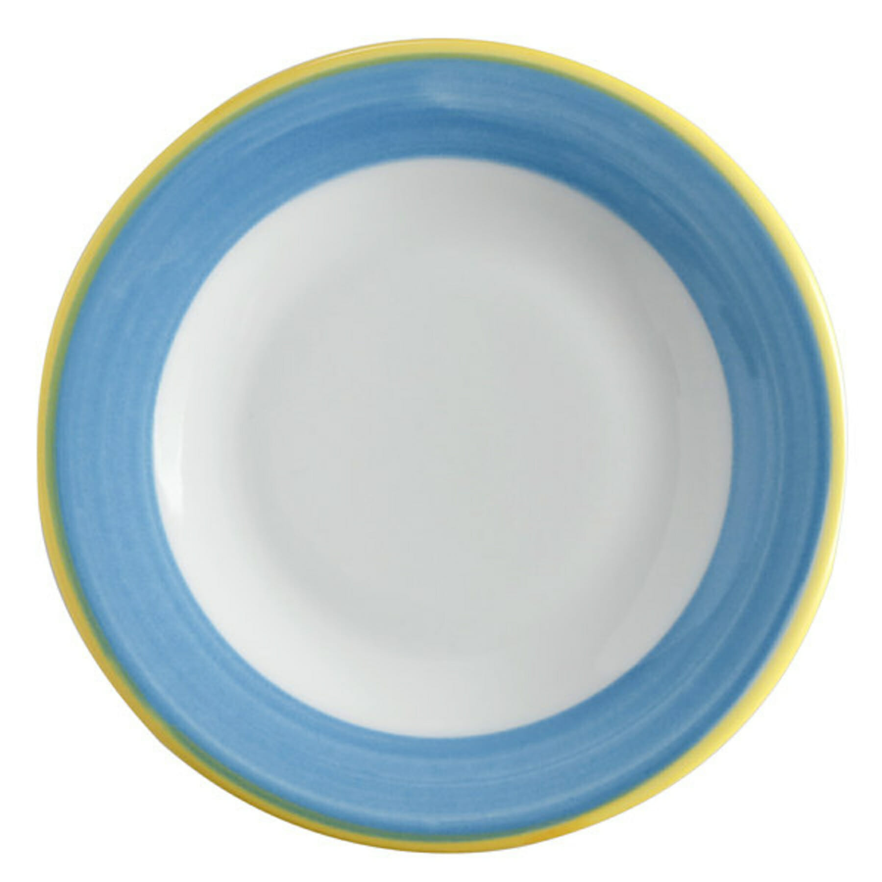 G.E.T. Enterprises PA1601902024 Corona Calypso 7-7/8" Round Blue Porcelain Plate