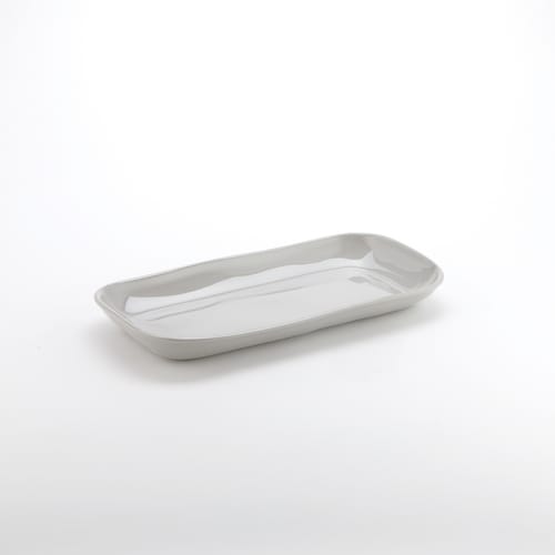 American Metalcraft CPL14SH 14-1/4" x 7-3/8" Shadow Melamine Crave Serving Platter