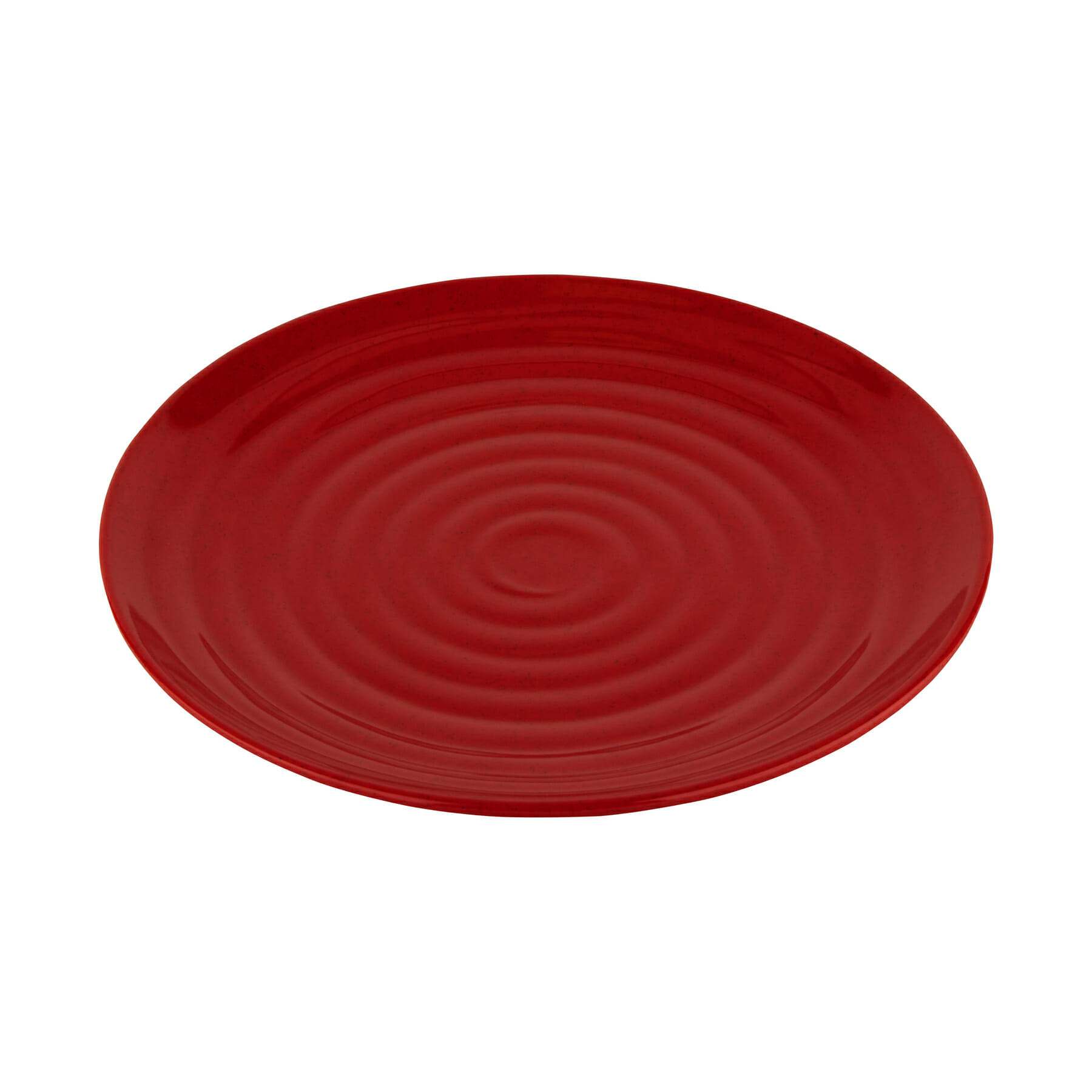 G.E.T. Enterprises ML-83-RSP Red Sensation 12-1/2" Round Red Melamine Plate