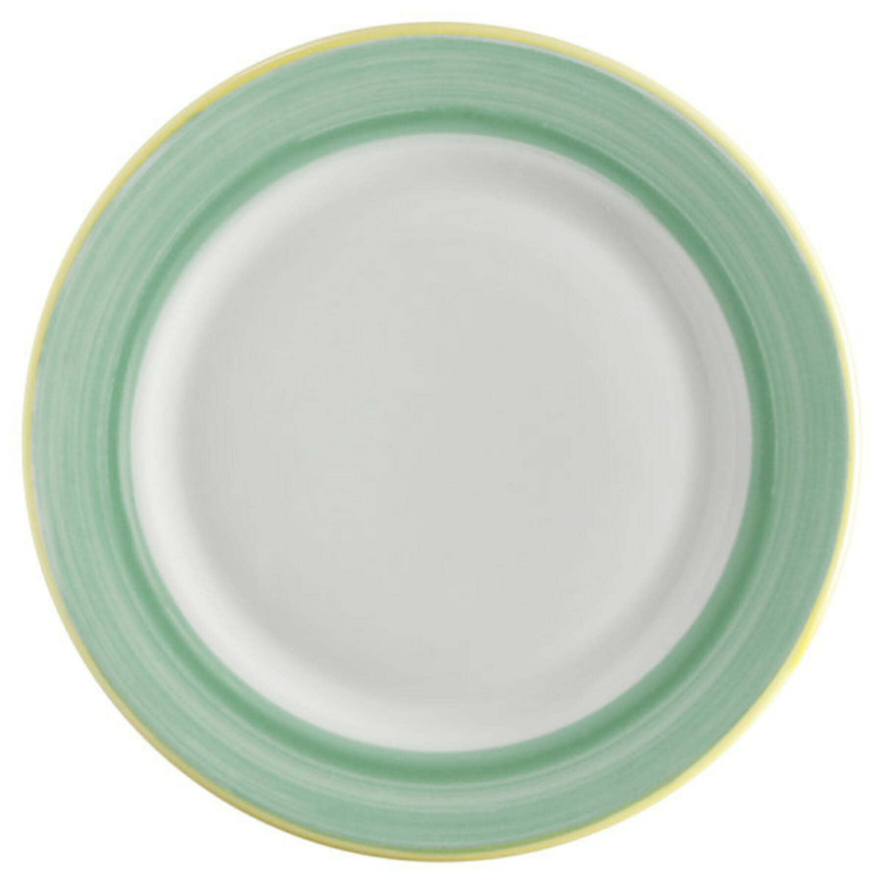 G.E.T. Enterprises PA1603902324 Corona Calypso 9-1/16" Round Green Porcelain Plate