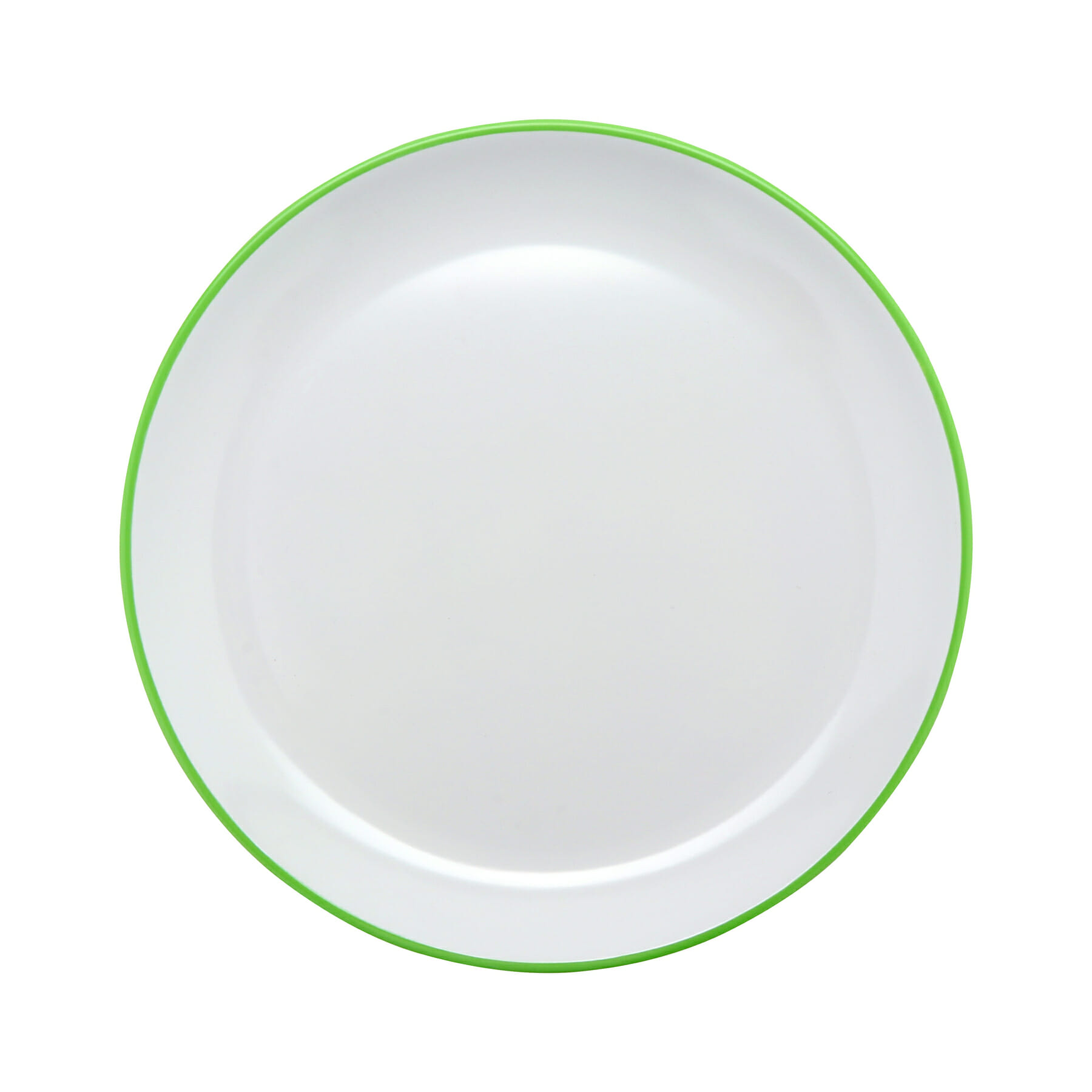 G.E.T. Enterprises BF-1050-AP Settlement Oasis 10-1/2" Round Apple Melamine Plate