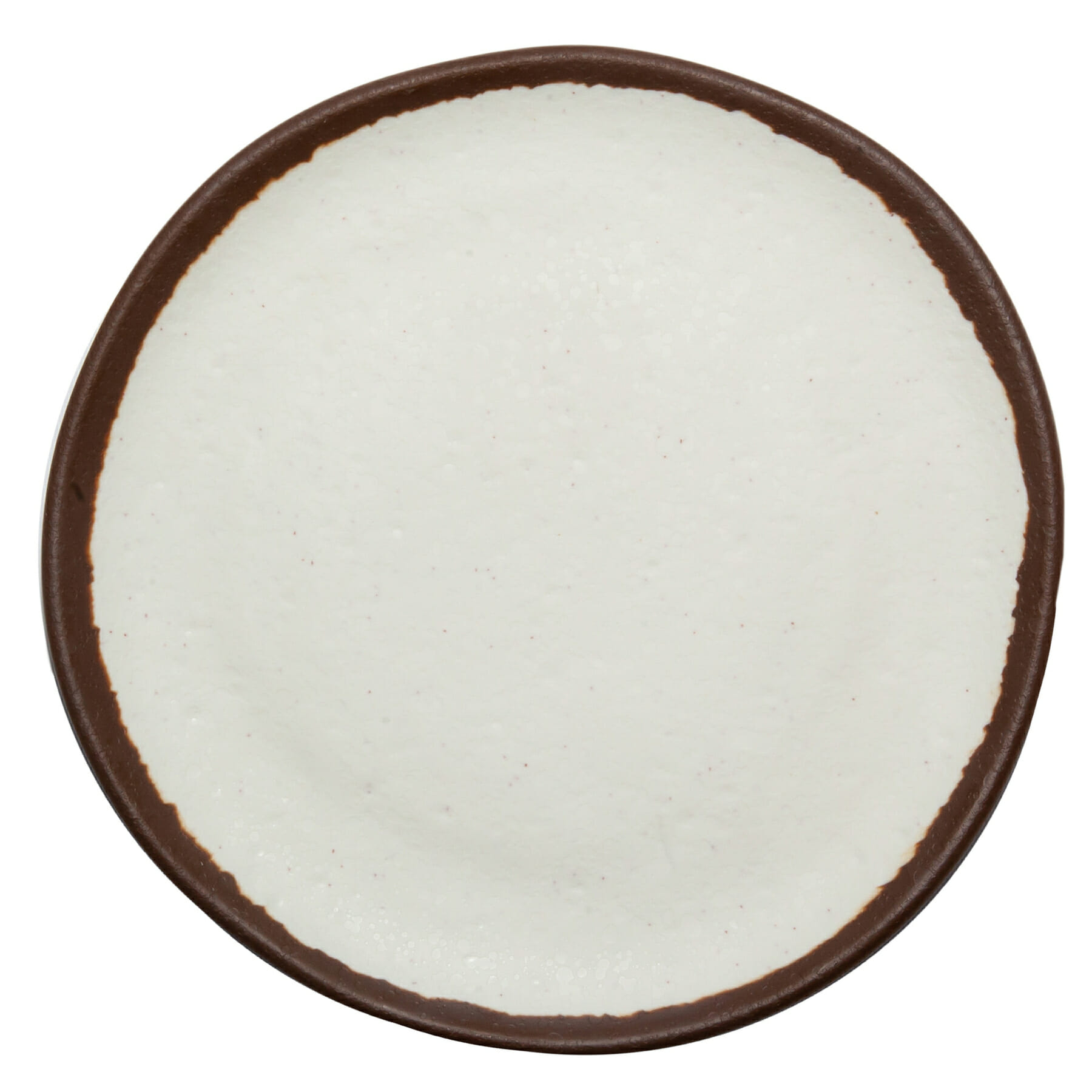 G.E.T. Enterprises P-90-CRM Pottery Market Glazed 9" Round Cream Melamine Plate
