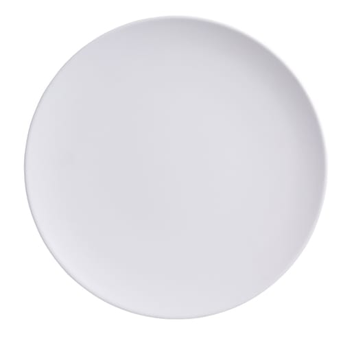 American Metalcraft MCP11WH 11-1/2" Round Matte White Melamine Mix & Matte Coupe Plate
