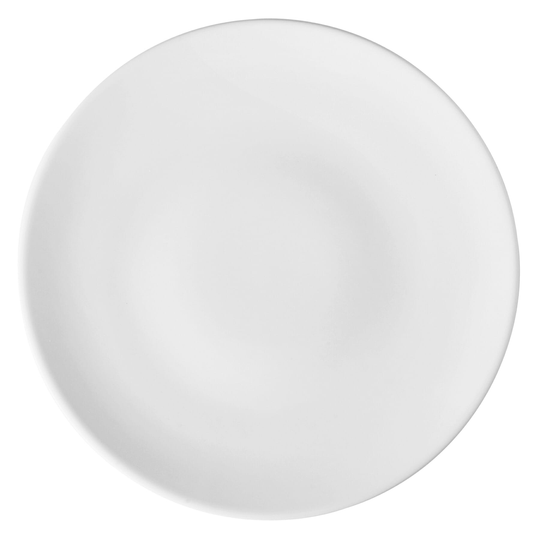G.E.T. Enterprises PA1101711724 Corona Actualite 7" Round Bright White Porcelain Plate