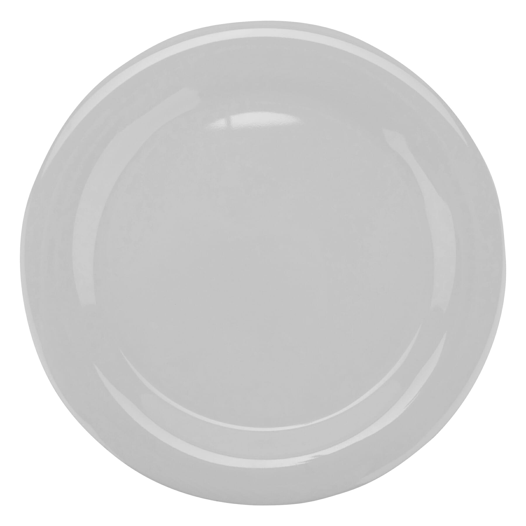 G.E.T. Enterprises NP-10-DW Diamond White 10-9/16" Round Diamond White Melamine Plate