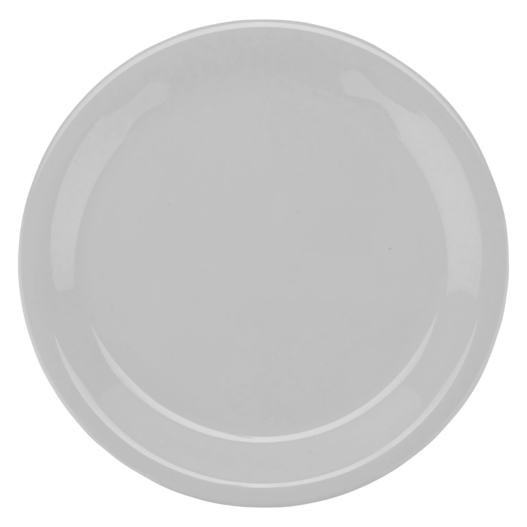 G.E.T. Enterprises NP-6-DW Diamond White 6-9/16" Round Diamond White Melamine Plate