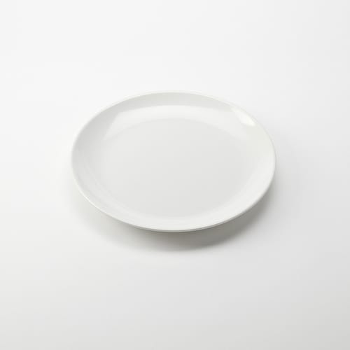 American Metalcraft MTP12 12" Round White Melamine Plate