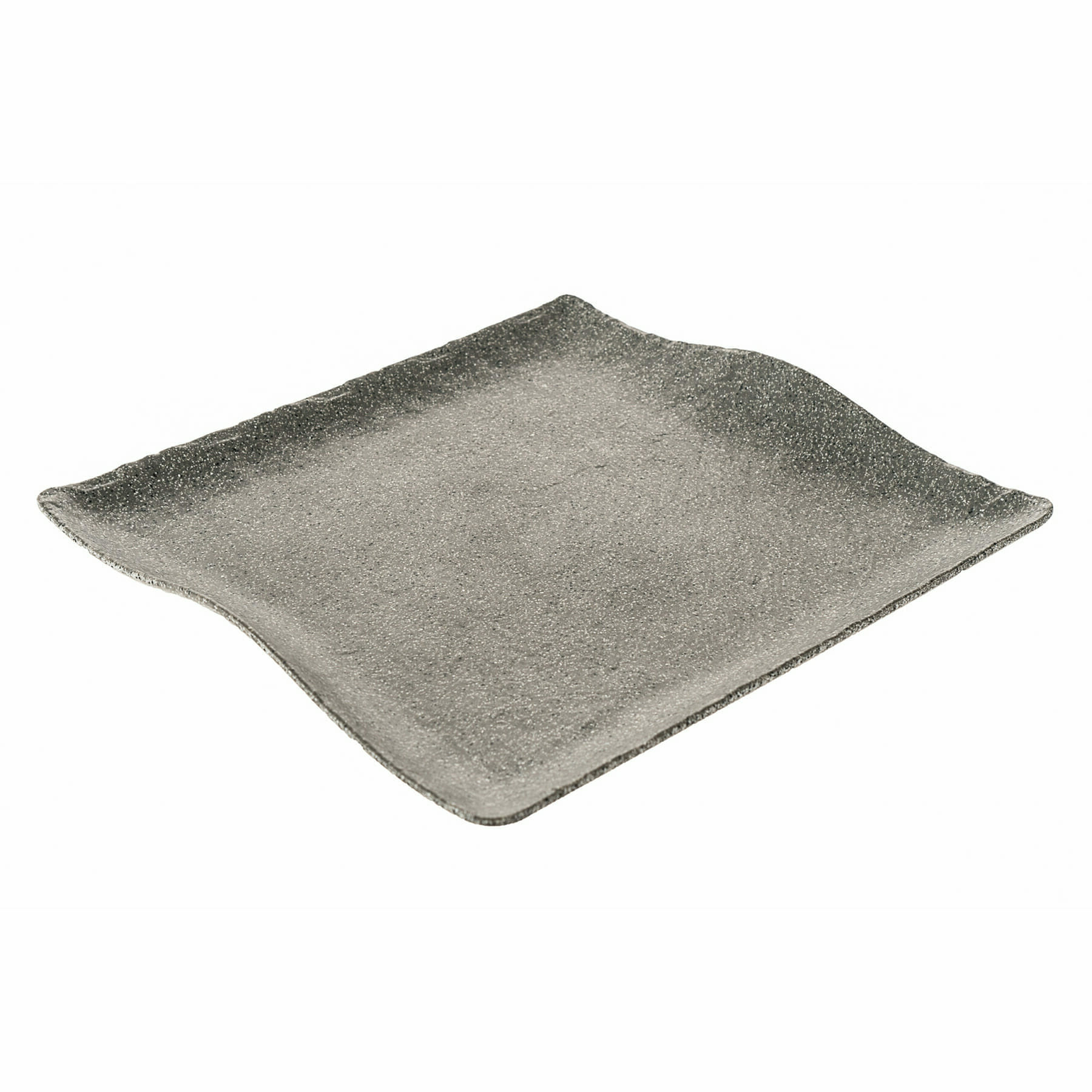 G.E.T. Enterprises RFS200 Cheforward Infuse 11" Square Stone Grey Melamine Platter