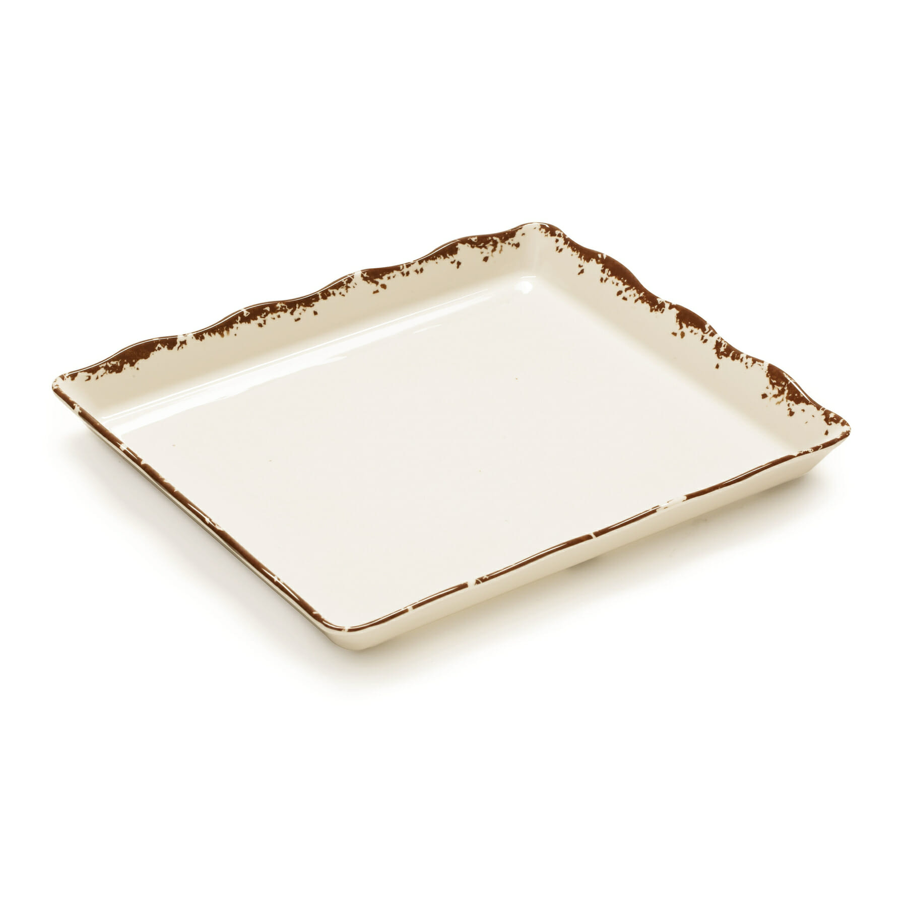 G.E.T. Enterprises ML-155-TC Tuscan Mill 14" x 11-1/2" Rectangular Melamine Tray