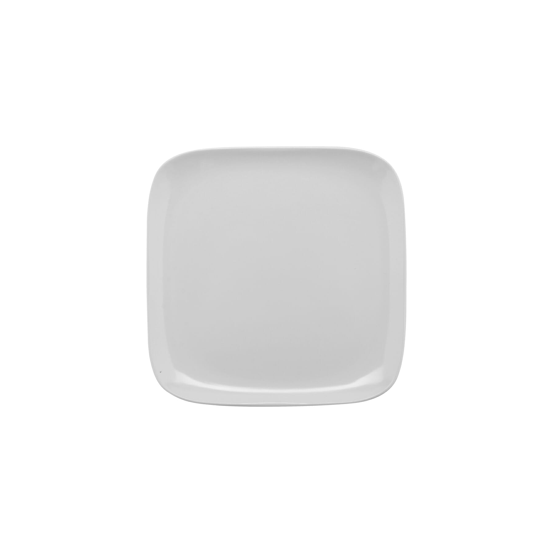 G.E.T. Enterprises CS-6117-W Siciliano 7-1/2" Square White Melamine Plate