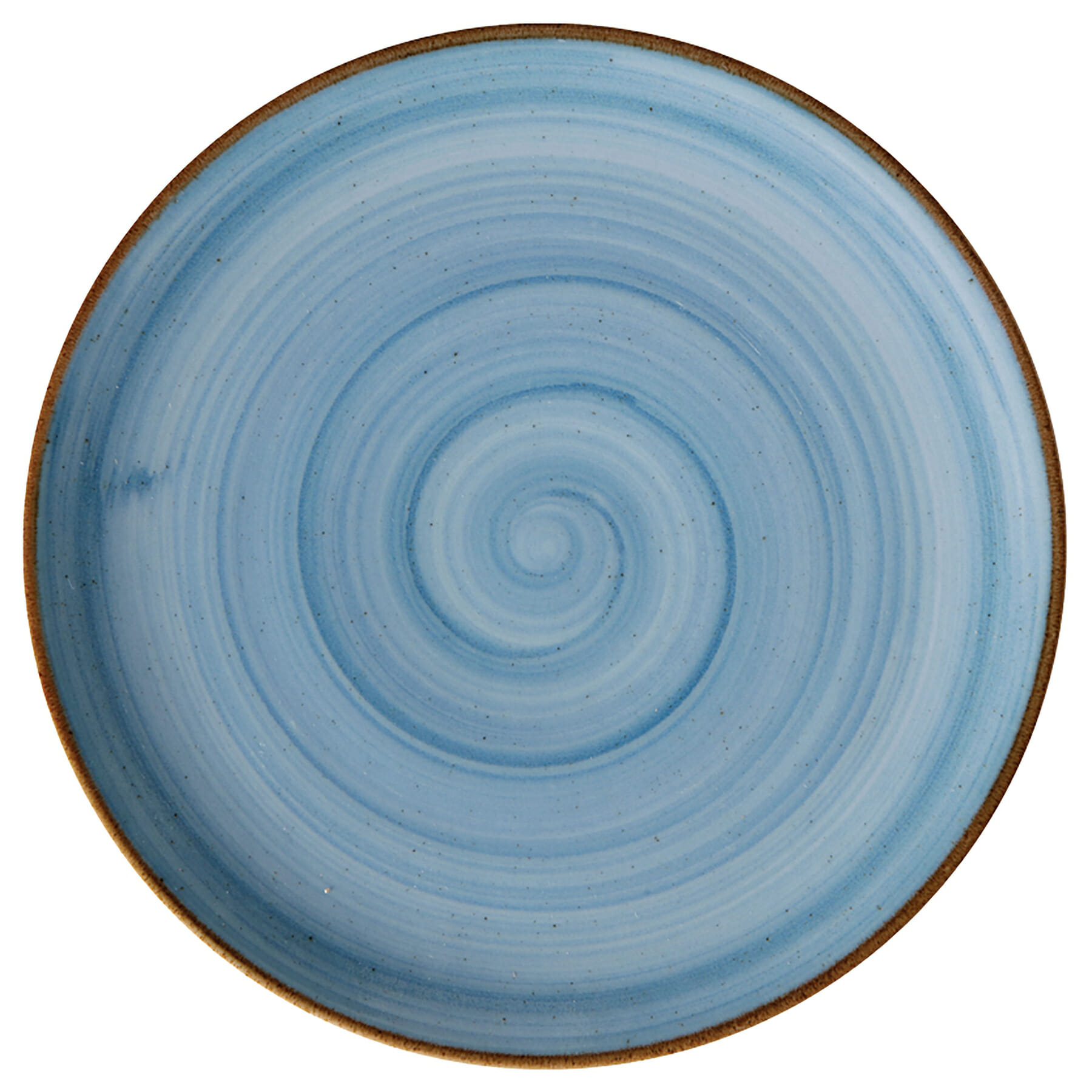 G.E.T. Enterprises PA1604712812 Corona Artisan Blue 11" Round Blue Porcelain Plate