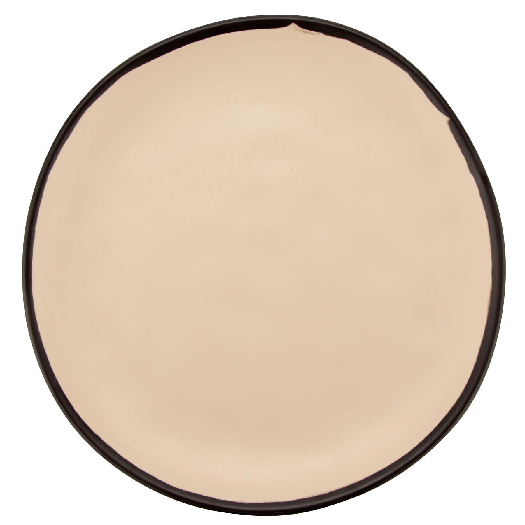 G.E.T. Enterprises CS-100-MA Pottery Market Matte 10-1/2" Round Manila Melamine Plate