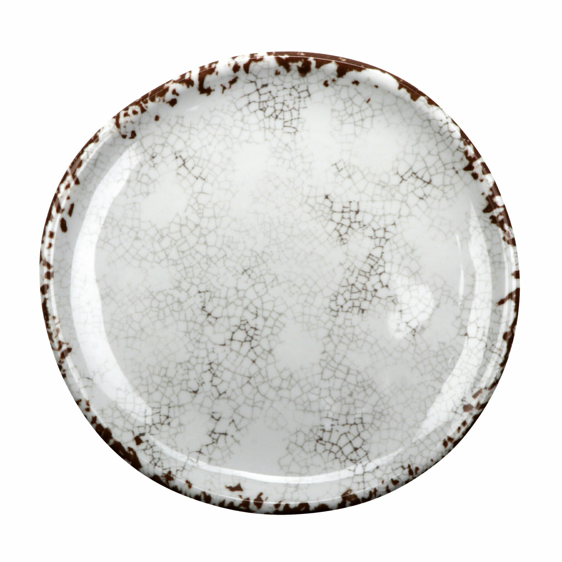 G.E.T. Enterprises CS-5-FM French Mill 5-1/2" Round French Mill Melamine Plate