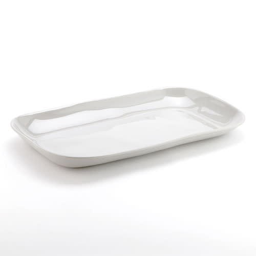 American Metalcraft CPL21SH 21" x 12-7/8" Shadow Melamine Crave Serving Platter