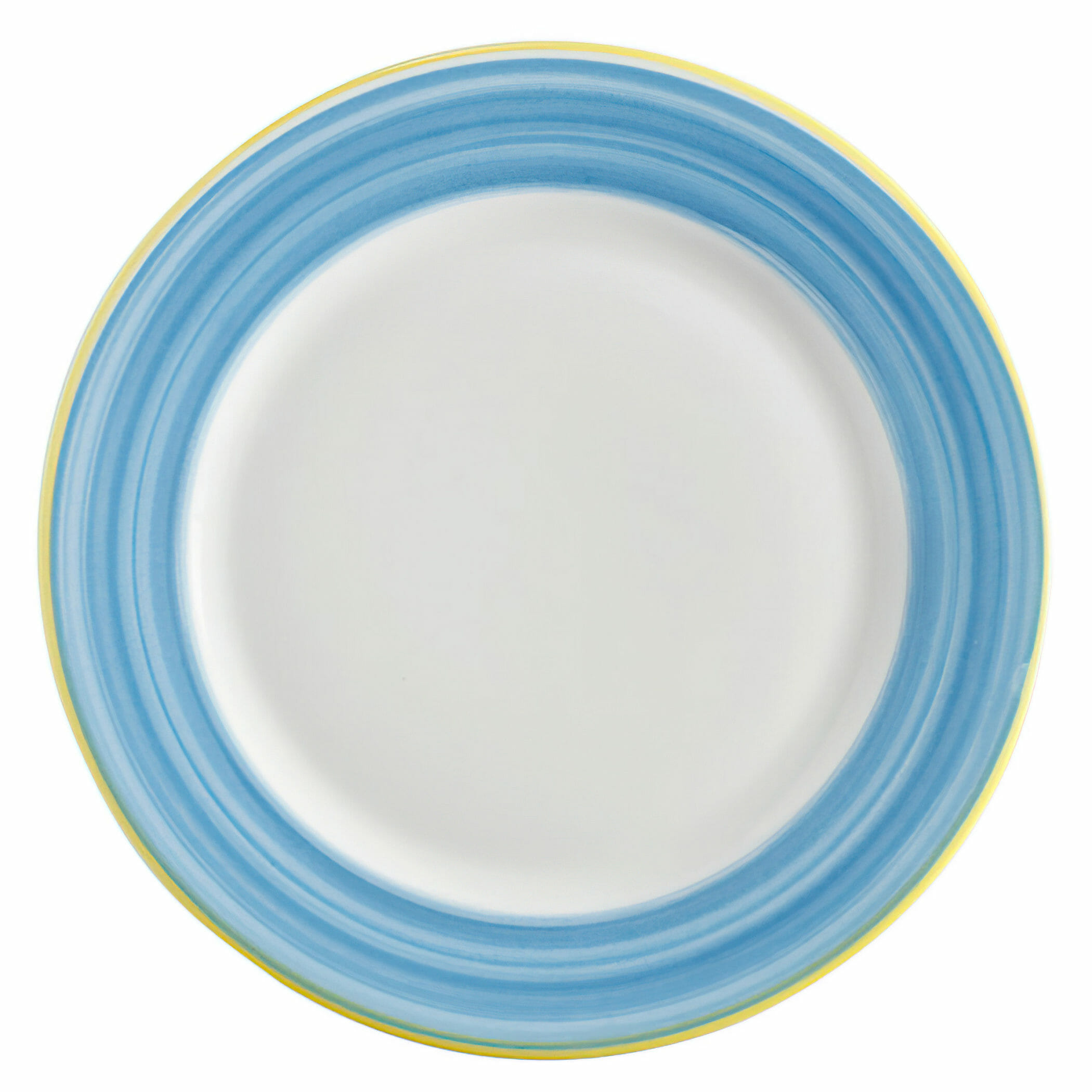 G.E.T. Enterprises PA1601902912 Corona Calypso 12-3/16" Round Blue Porcelain Plate