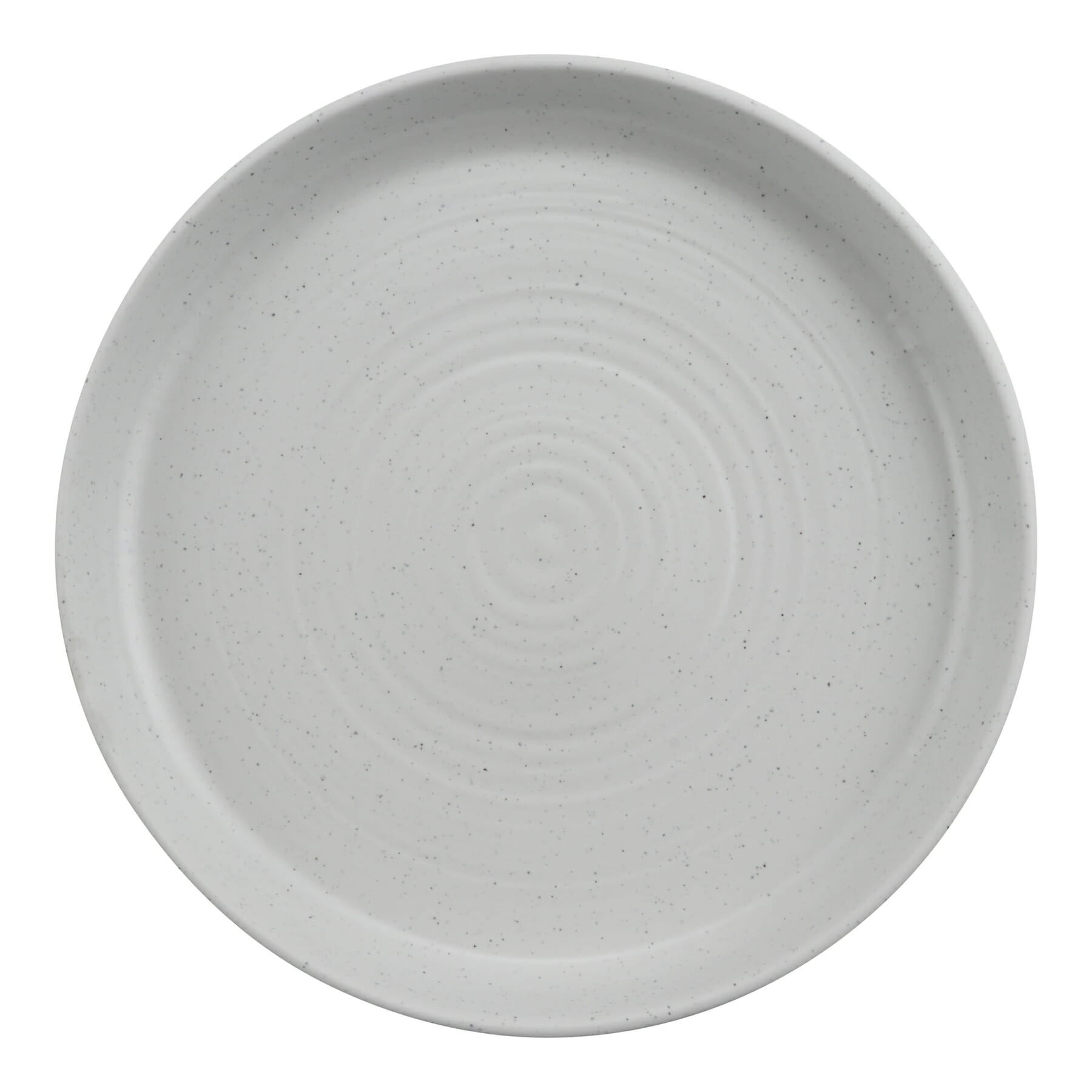 G.E.T. Enterprises INF117 Cheforward Infuse 16" Round Stone Natural/Black Melamine Platter