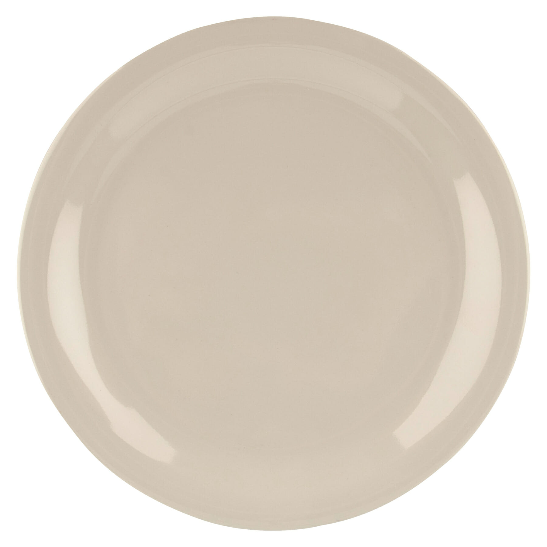 G.E.T. Enterprises NP-7-DI Diamond Ivory 7-1/4" Round Diamond Ivory Melamine Plate