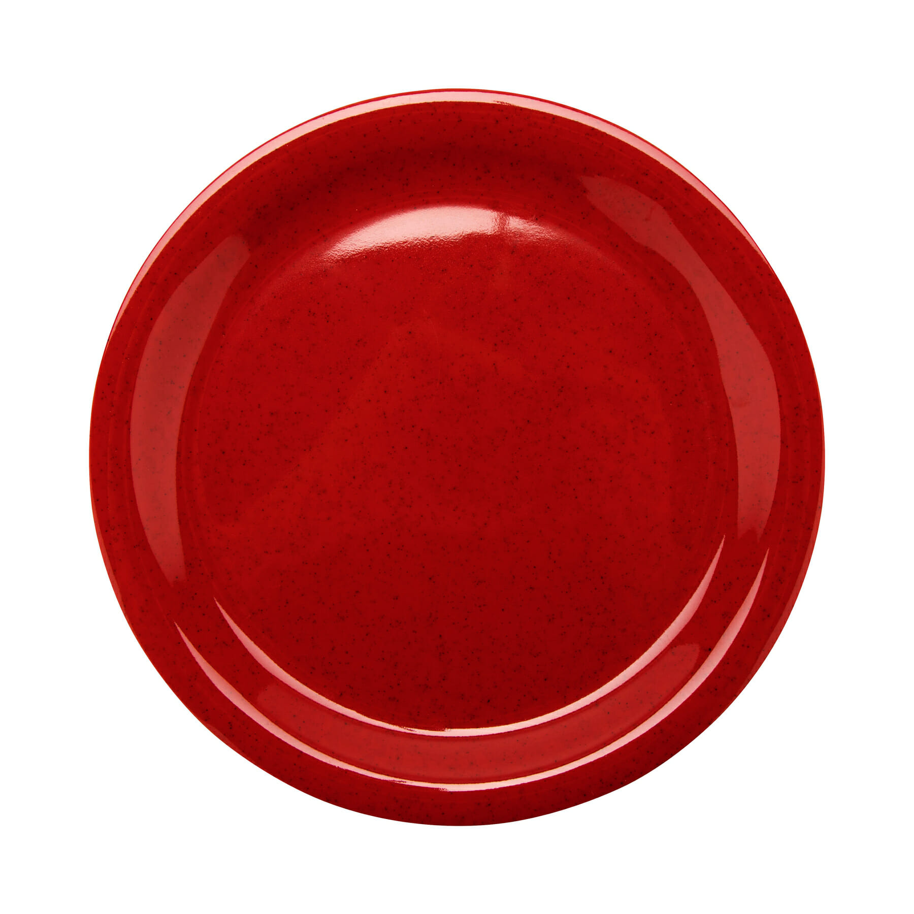 G.E.T. Enterprises NP-9-RSP Red Sensation 9" Round Red Melamine Plate