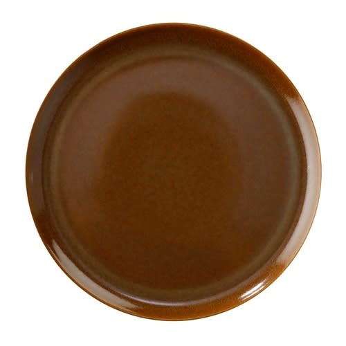 G.E.T. Enterprises PA1943712324 Corona Cosmos Venus 9" Round Caramel Porcelain Plate