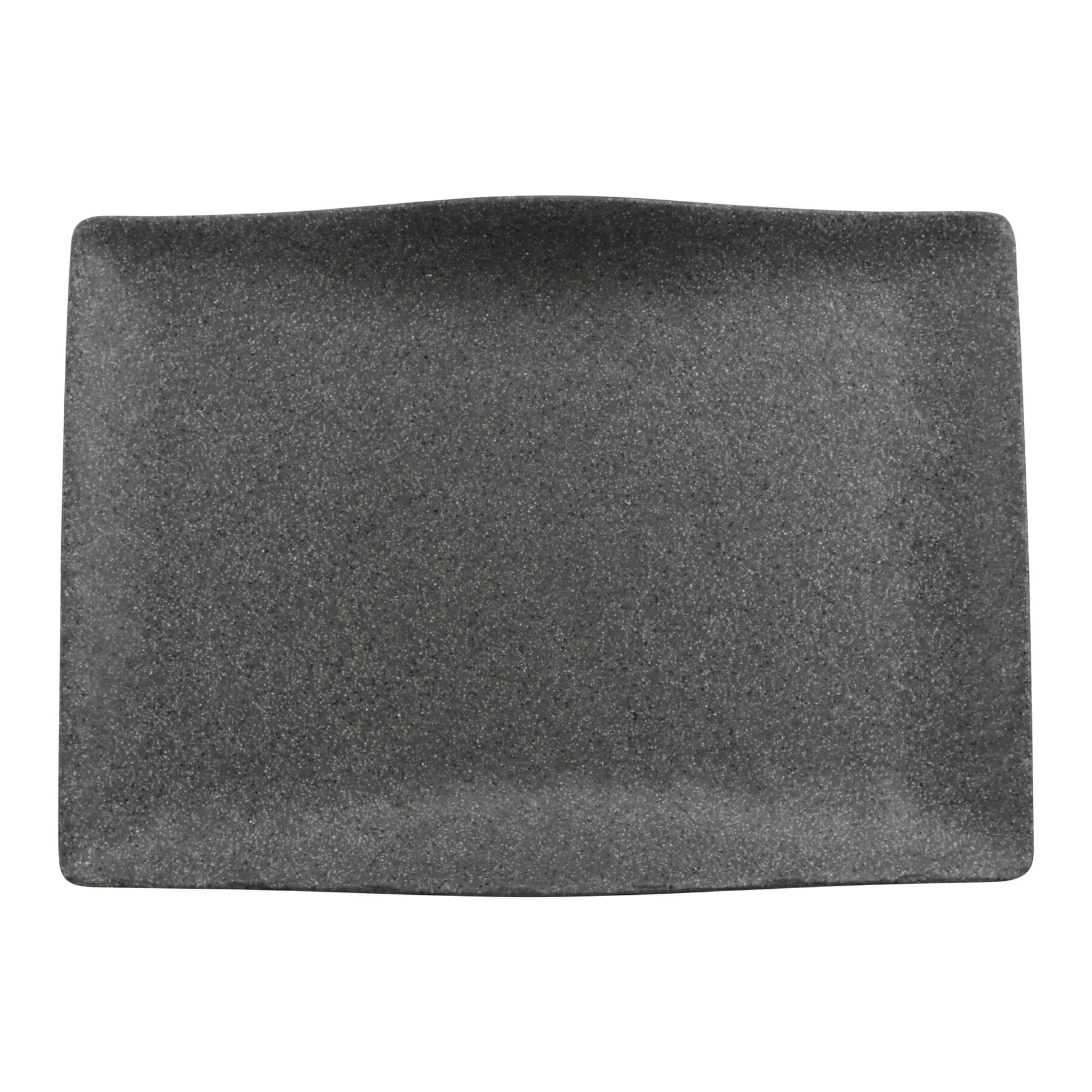 G.E.T. Enterprises RFS201 Cheforward Infuse 14.5" Rectangle Stone Grey Melamine Platter