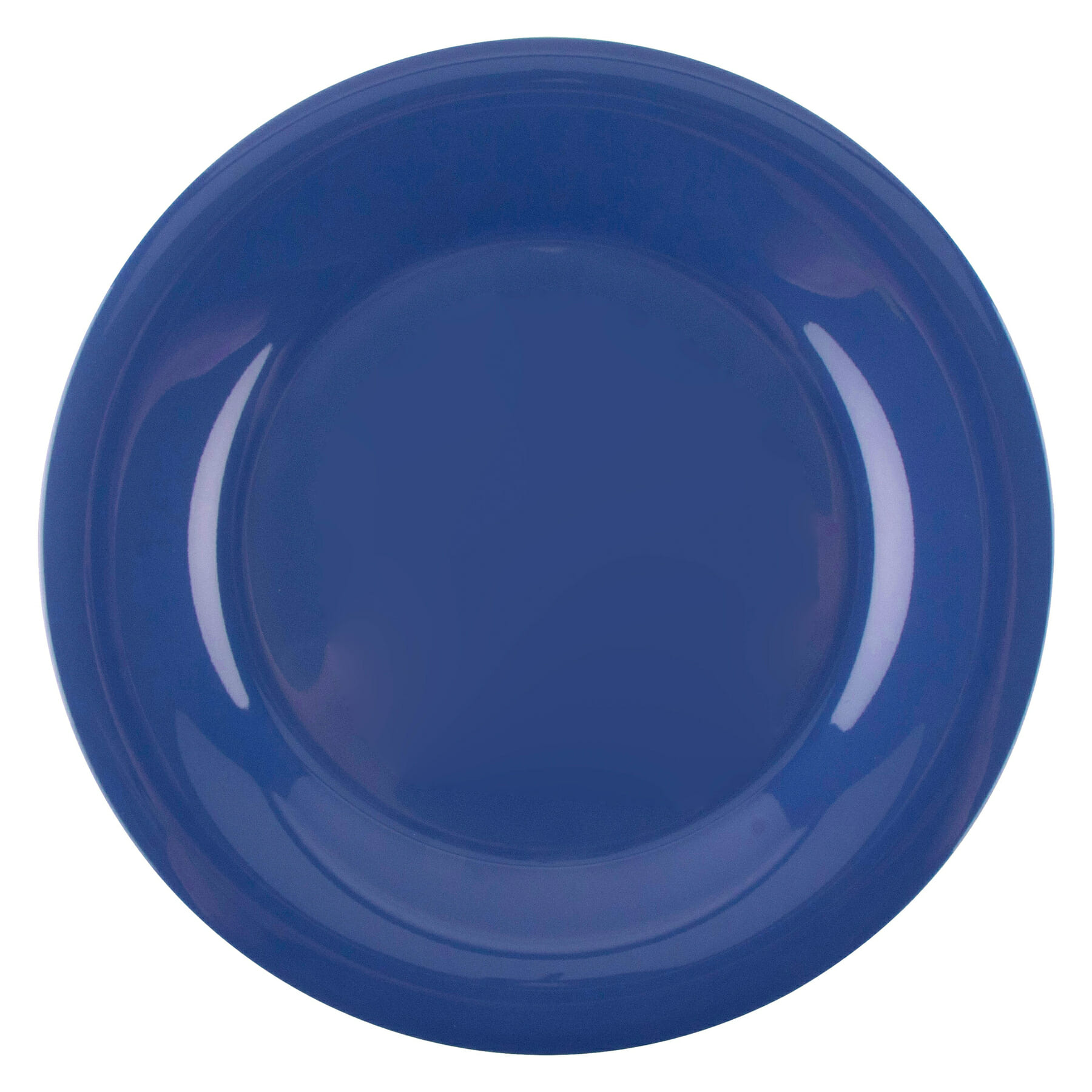 G.E.T. Enterprises WP-10-PB Diamond Mardi Gras 10-9/16" Round Peacock Blue Melamine Plate